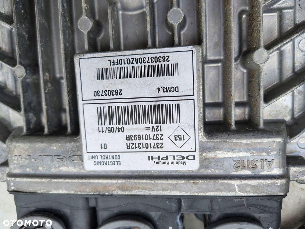 KOMPUTER SILNIKA ZESTAW 237101312R RENAULT TWINGO 2 II 1.5 DCI - 2