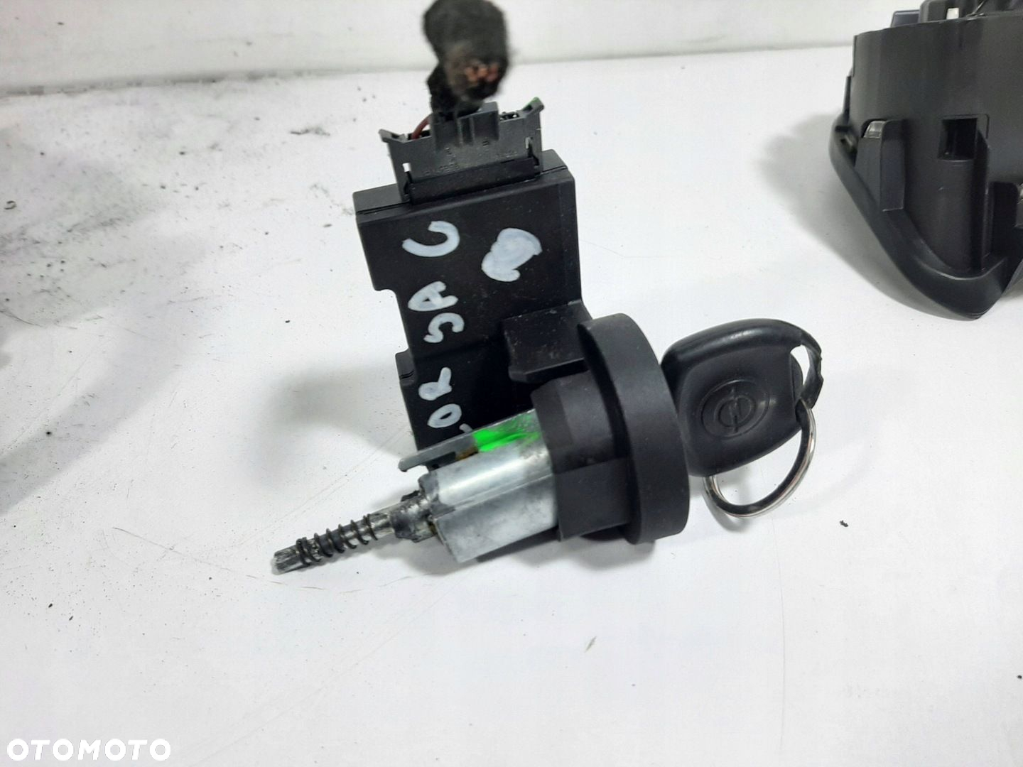 OPEL CORSA C 1.0 3D 04R STEROWNIK SILNIKA ZESTAW 24420558 KLUCZ STACYJKA - 12