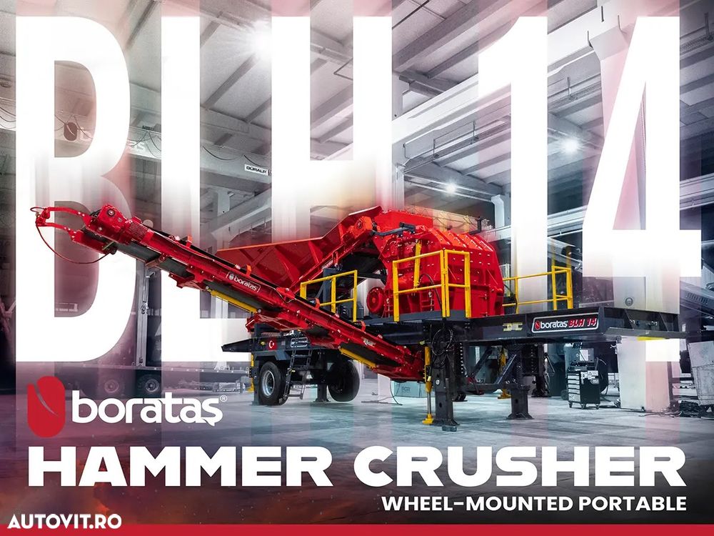 Boratas BLH14 – Concasor Mobil cu Ciocane pe Roți - 5