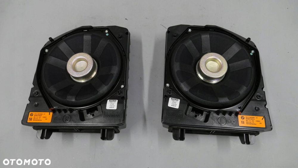 bmw f44 nagłośnienie harman kardon wzmacniacz głośniki wiązka półka komplet - 5