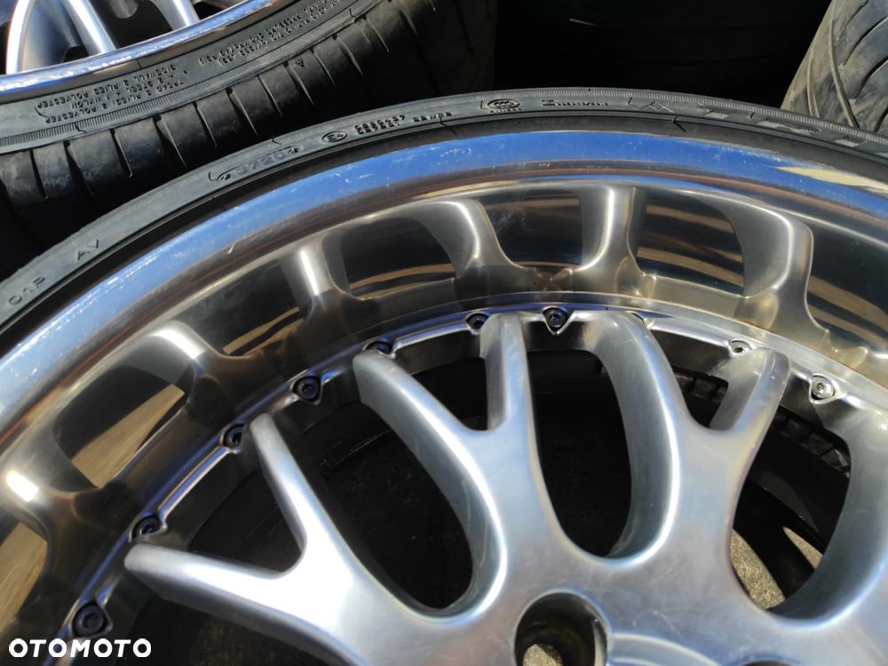 Alufelgi 19" Larzon Panamera 5x112 dwie szerokości 8.5" 9.5" chromowany rant Audi BMW Mercedes Volkswagen Skoda Seat 245/35/19 275/30/19 - 8