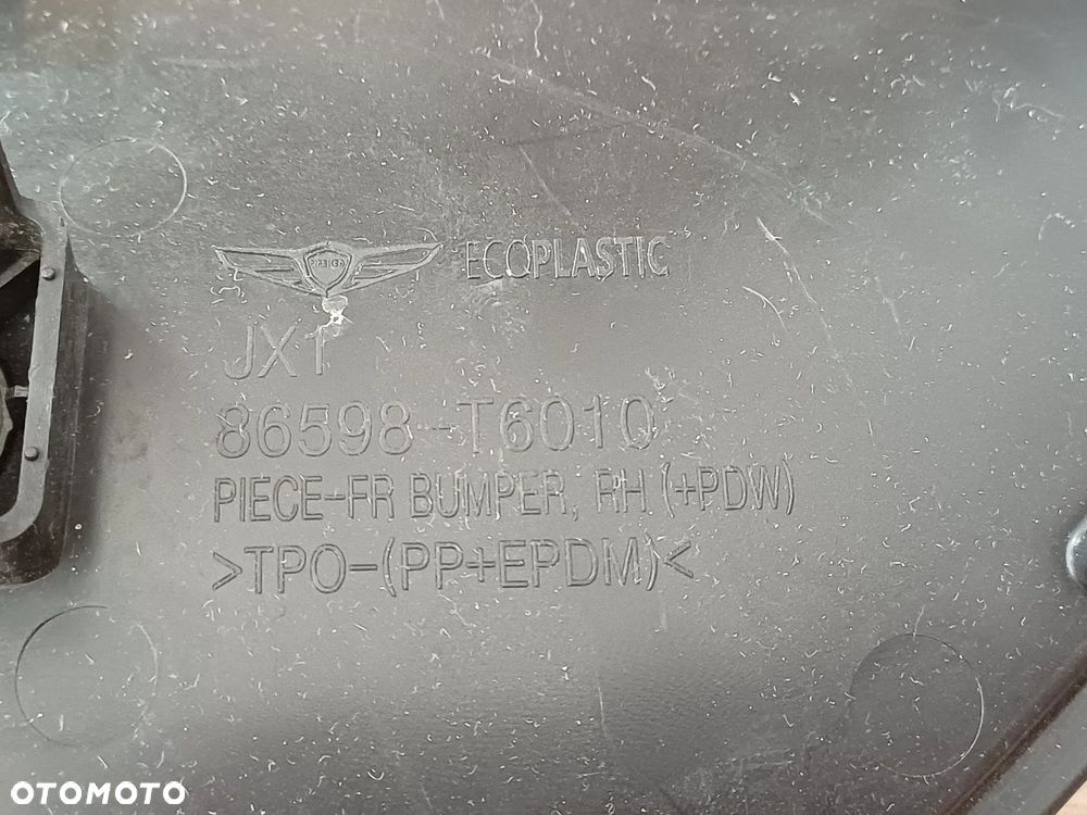 GENESIS GV80 20-22 OSŁONA PRZEDNIEGO ZDERZAKA PRAWA ORYGINAŁ 86598-T6010 WYSYŁKA 24H - 5