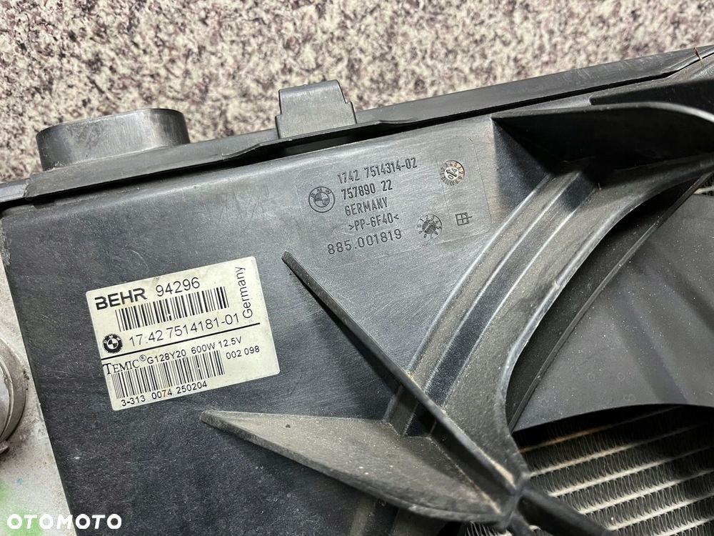 Pas przod przedni chlodnice wentylator belka zaluzja BMW E63 4.4 V8 N62 E64 - 11