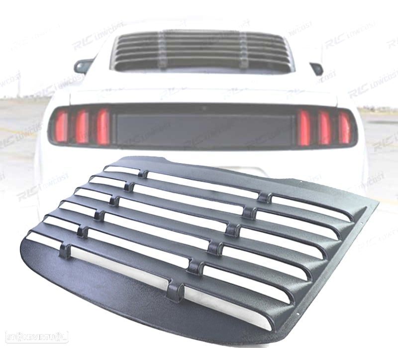 PERSIANA DE ÓCULO TRASEIRO FORD MUSTANG 15-17 LOOK GT PRETO MATE - 1
