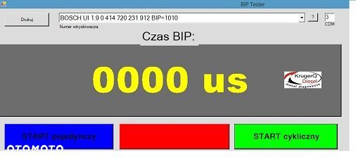 Bip time CR pomiar regulacja - 3