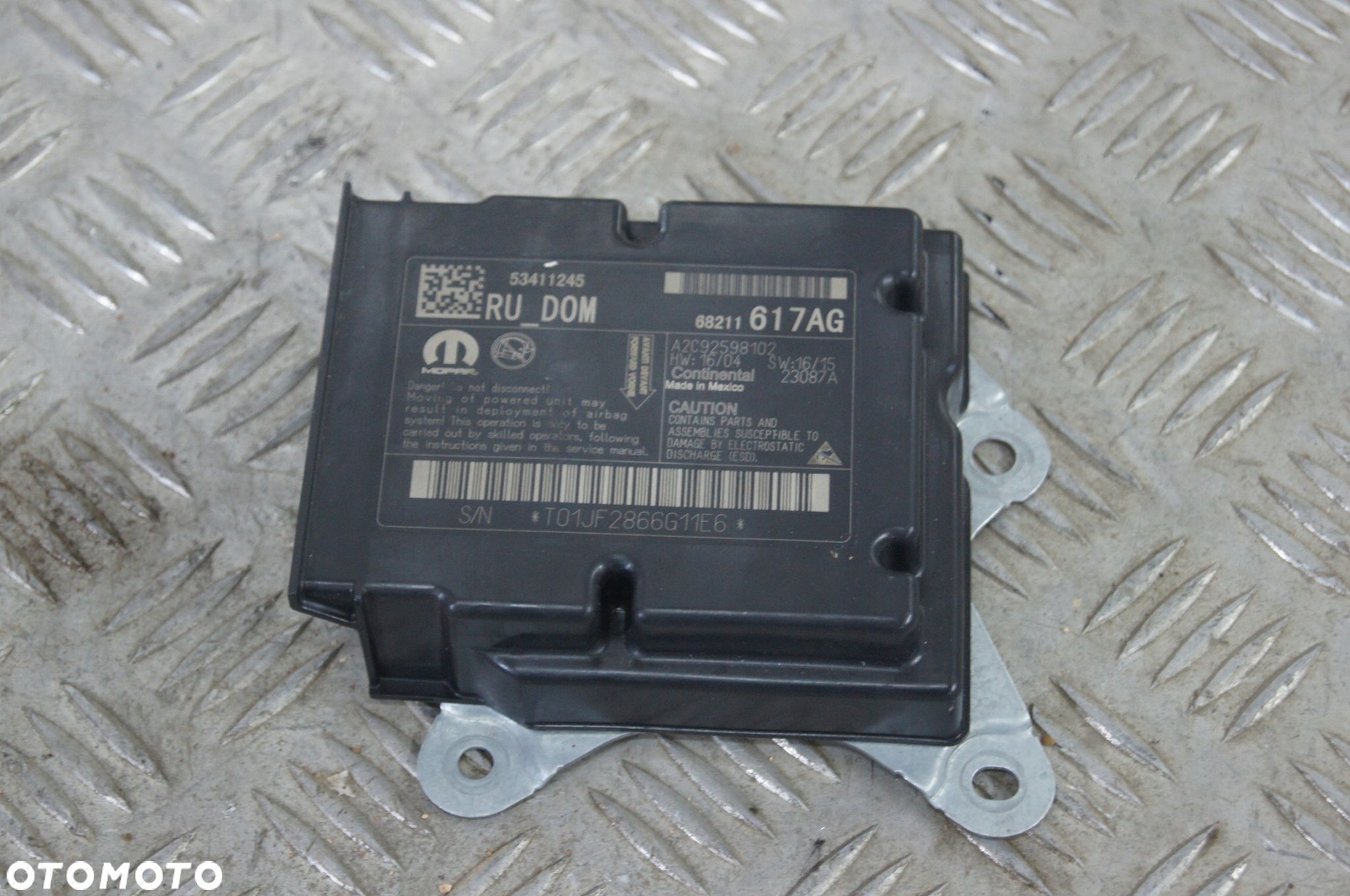 Chrysler Pacifica sensor moduł airbag 17- - 1
