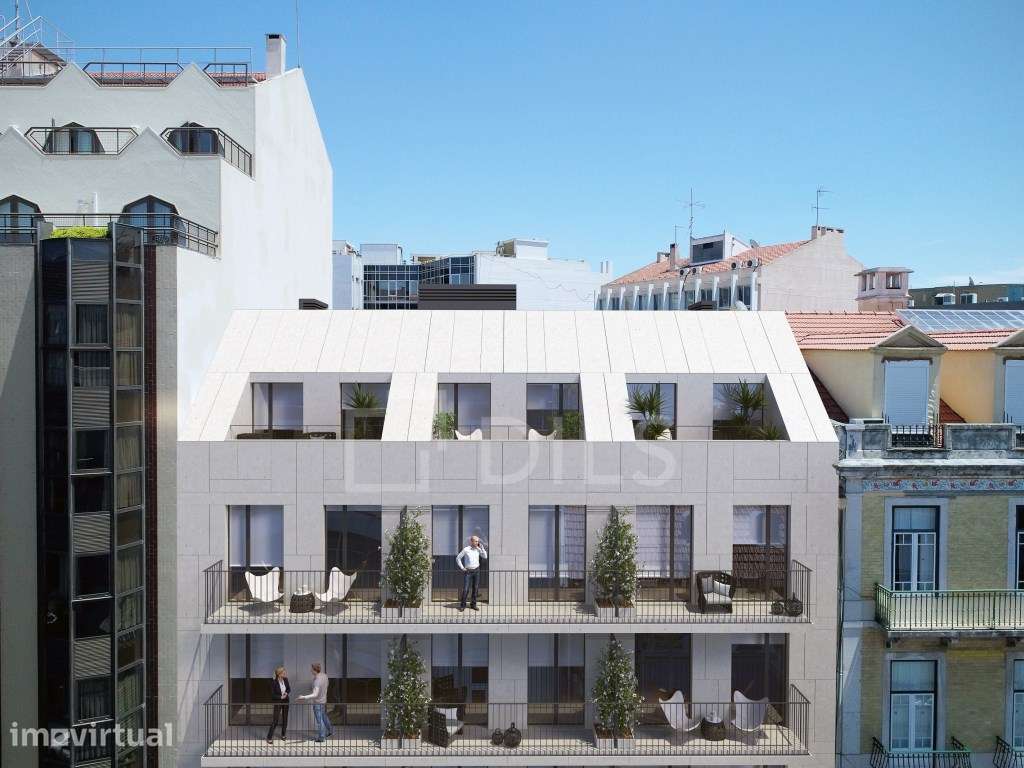 Penthouse T3 com varanda ampla e garagem privada, em Lisboa - Grande imagem: 2/44