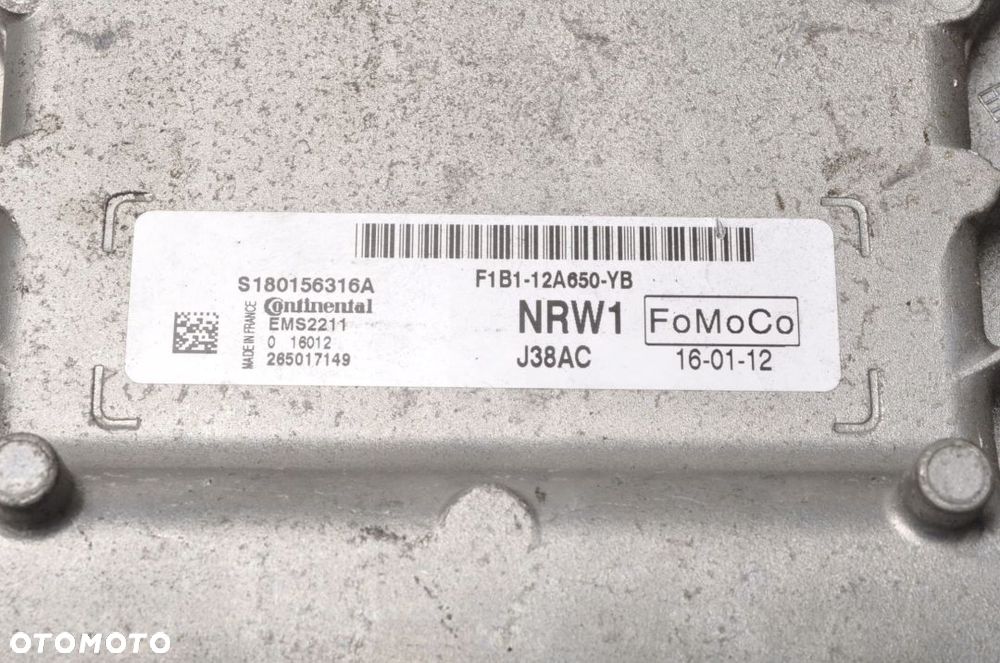 FIESTA MK7 1.6 KOMPUTER SILNIKA F1B1-12A650-YB - 2