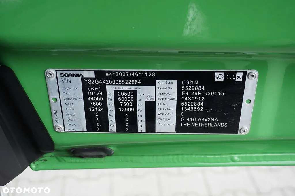 Scania / G 410 / EURO 6 / ACC / PEŁNY ADR / RETARDER - 11