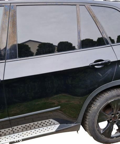 bmw x5 e70 06-13 drzwi lewe tylne lewy tył 475/9 black sapphir