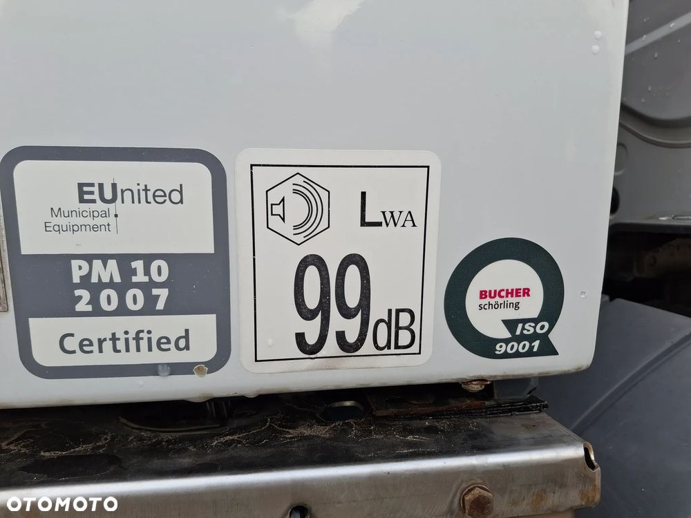 Mercedes-Benz Atego 1524 Zamiatarka BUCHER CityFant 60 2 Silniki Tylna Oś Na Poduszkach Rura Do Liści / Studzienek Zamiatarka Uliczna Sprzątanie Zamiatanie - 5