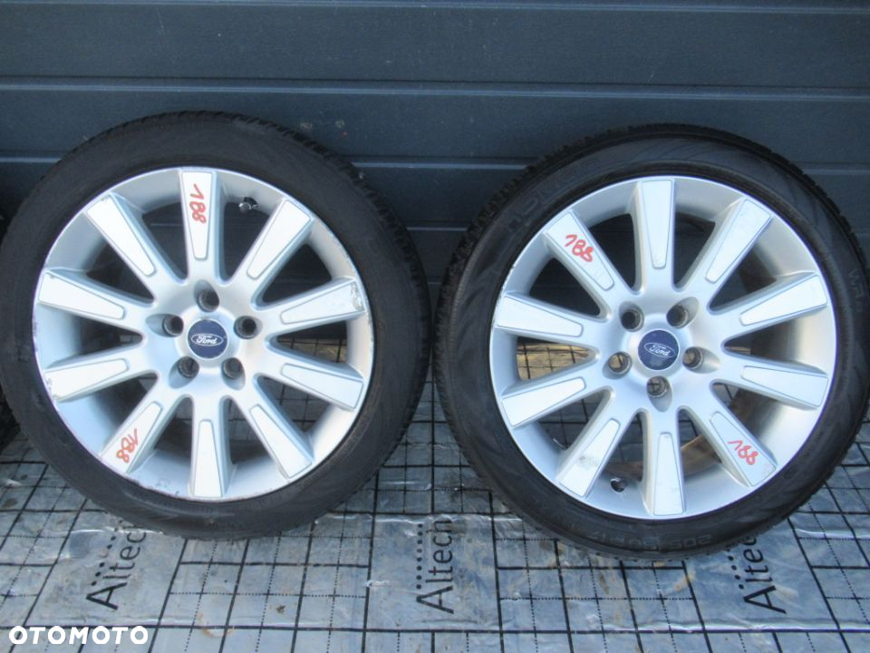 FELGI ALUMINIOWE FORD S-MAX MONDEO FOCUS 7Jx17H2 ET50 OPONY ZIMA 205/50 R17 - 3