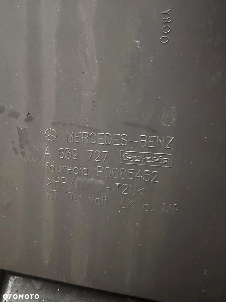 Boczek Tapicerka Lewy Przód Mercedes Vito Viano W639 A6397376171 - 5