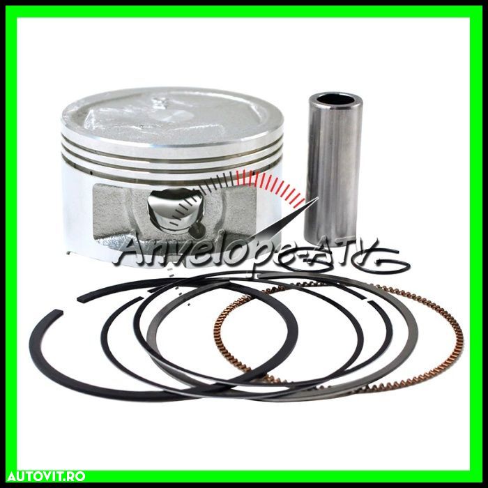 Piston atv LINHAI 260 250 69MM 4T cu Segmenti Sigurante Bolt - 1