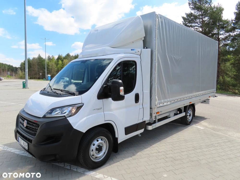 Fiat Ducato seria 7 MAXI L4 2.3 MultiJet II 180 KM POWER FIRANA 10 E.Palet Skrzynia Plandeka 4916 mm Dł. WZMCNIANY Rozstaw Osi 4035 mm, DMC 3500 Kg, Ładowność 1180 Kg, FULL Opcja Wyposażenia, Android Auto/Carplay, Stan Wizualny I Techniczny NOWY Tak Jak Z Taśmy Produkcyjnej Gotowy Dostępny OKAZJA POLECAM - 7