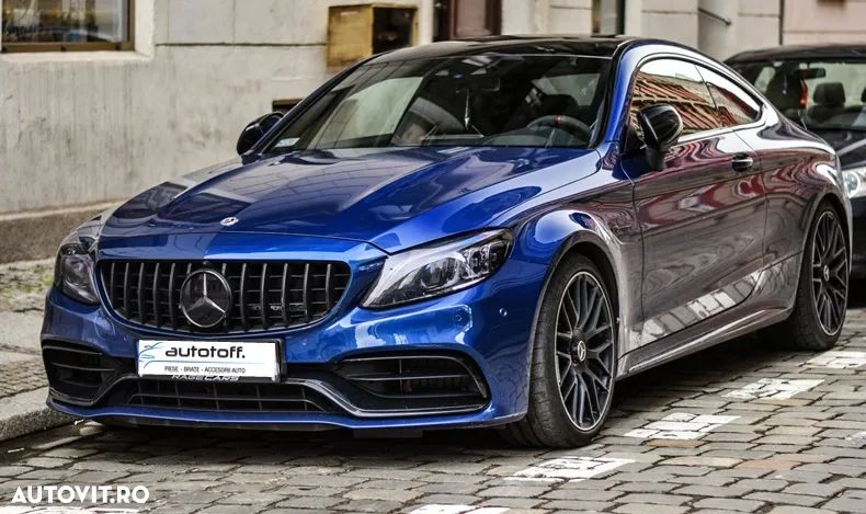 Bara fata si difuzor bara spate Mercedes C205 A205 C-Class (14-18) C63 Design - 5