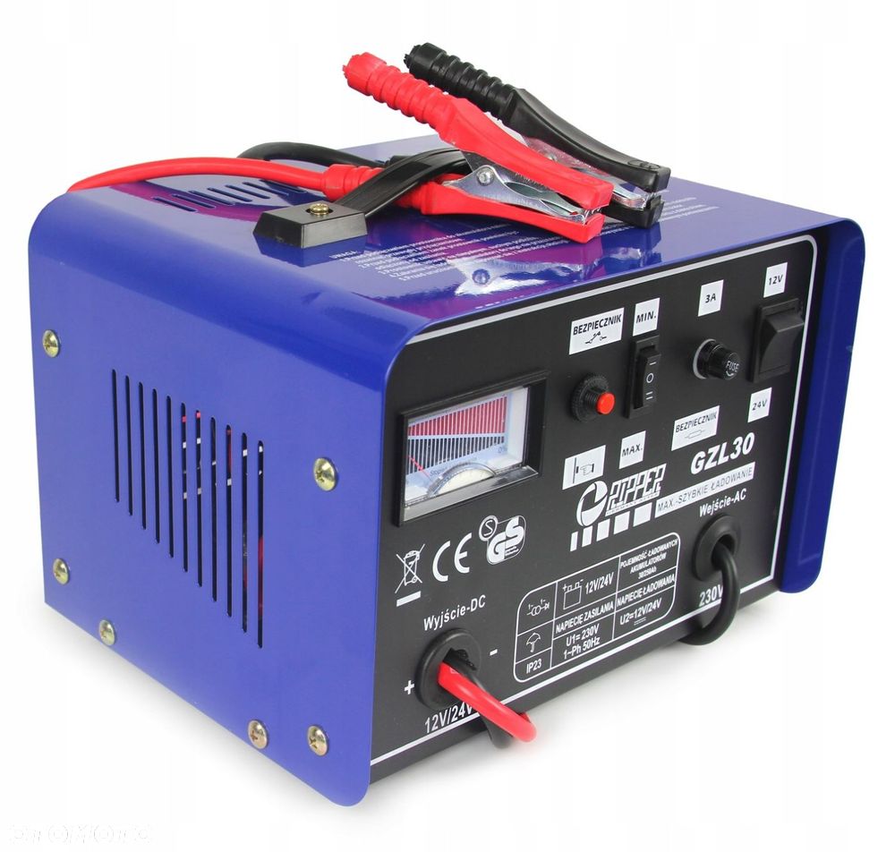 Ładowarka samochodowa 12/24V GZL-30 M82506 PROSTOWNIK - 9