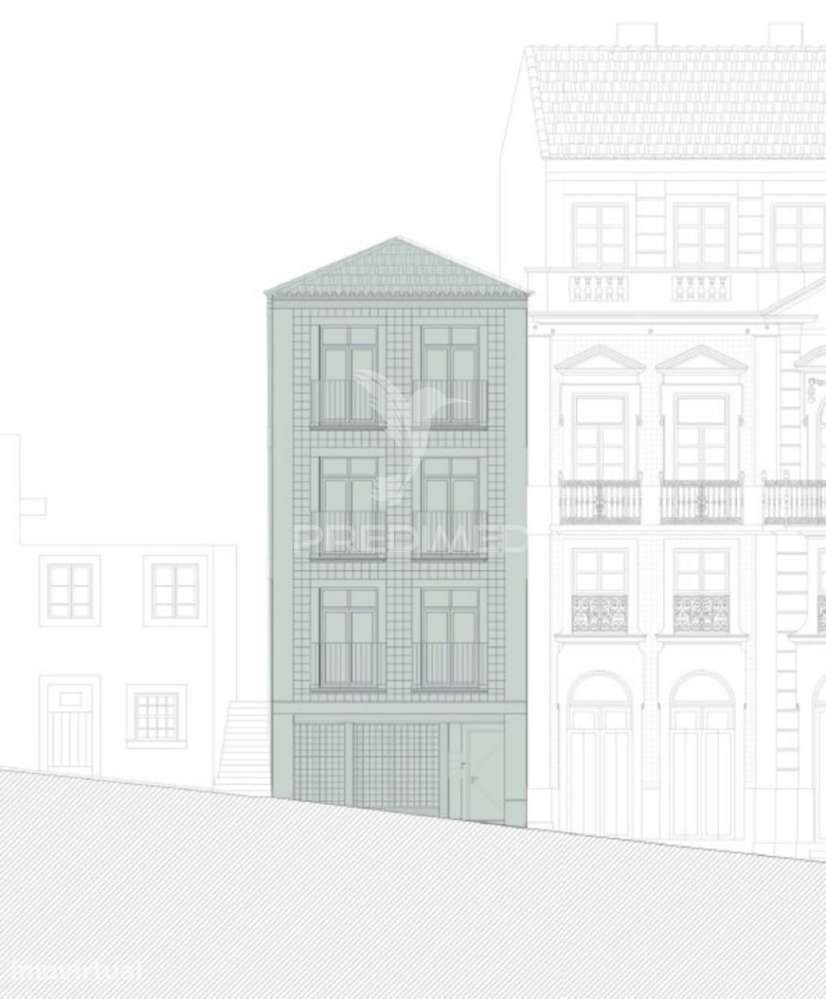 Projeto Aprovado, Rua do Pilar, 11 Apartamentos no Jardim do Morro - Grande imagem: 4/7
