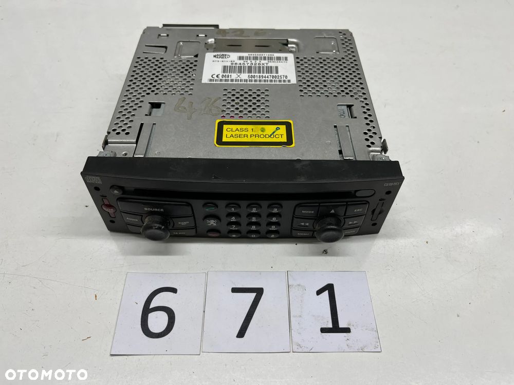 Radio CD Peugeot 6560.HH, 96457328XT, 500189447002570 - 1