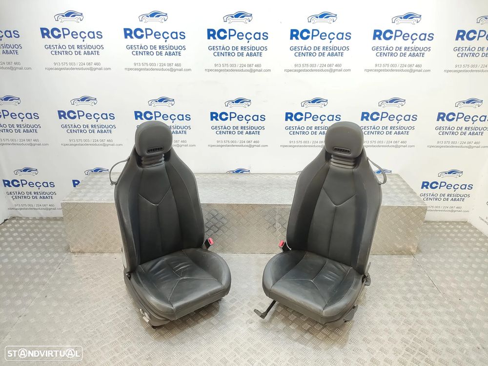 Bancos Pele Originais Eletricos Mercedes Benz SLK R171 Sport AMG 2003 a 2011 - 9