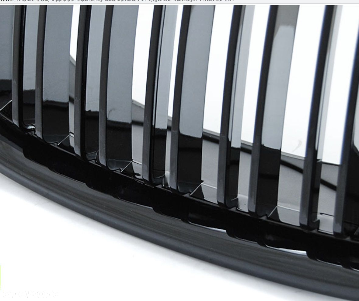 Atrapa Grill Nerka Tuning Black Glossy kpl Bmw X5 e70 X6 e71 - 2
