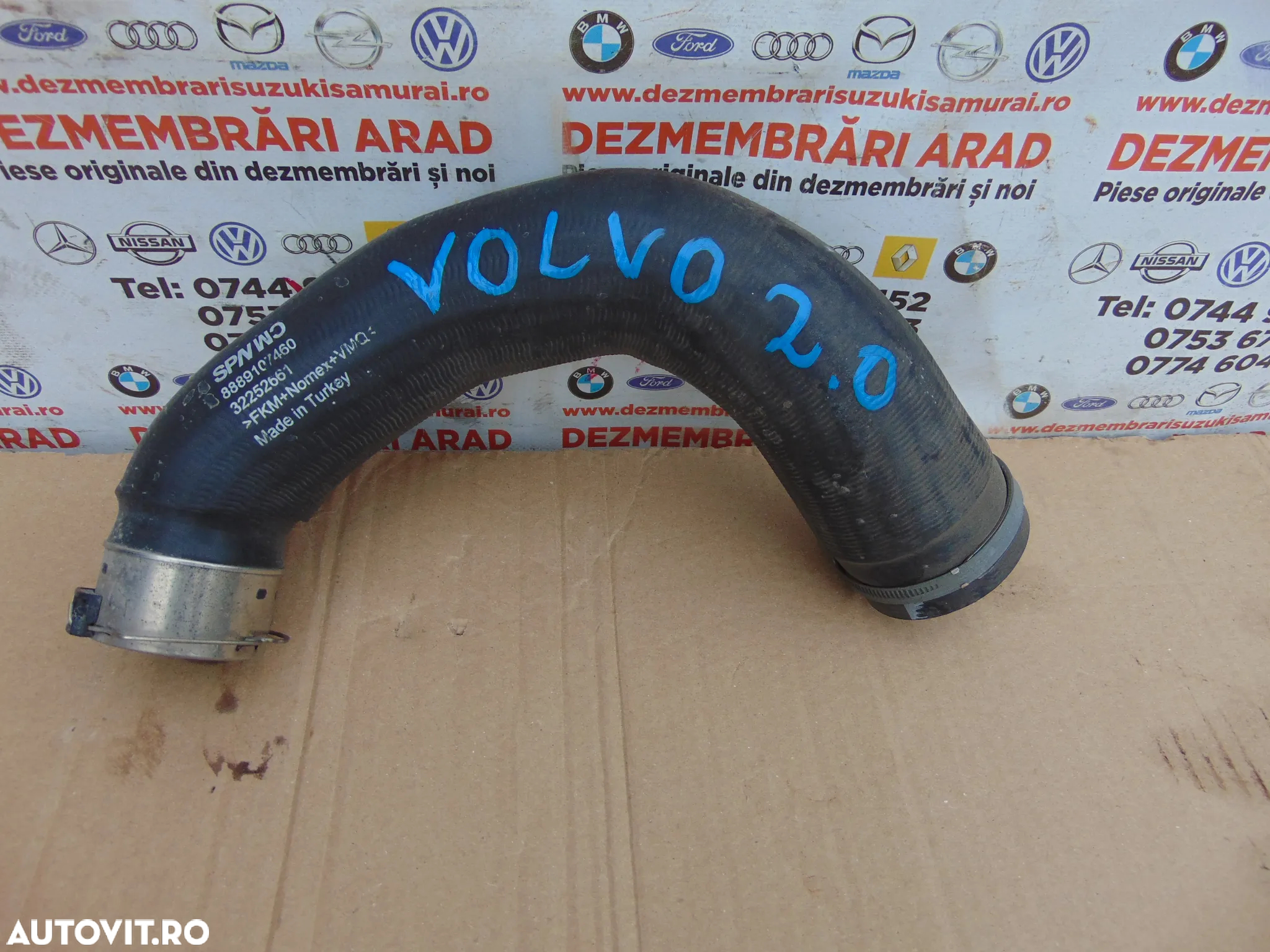 Furtun intercooler Volvo xc40 2.0 cod 322526661 conducta aer intercooler - 2