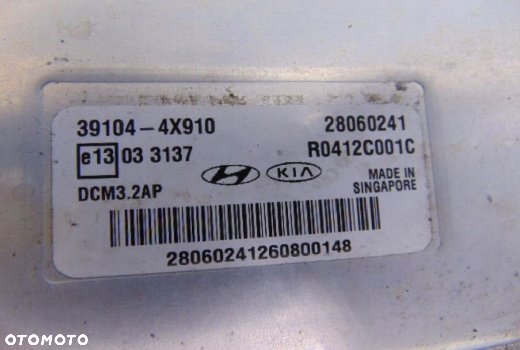KIA CARNIVAL II KOMPUTER SILNIKA 39104-4X910 - 5