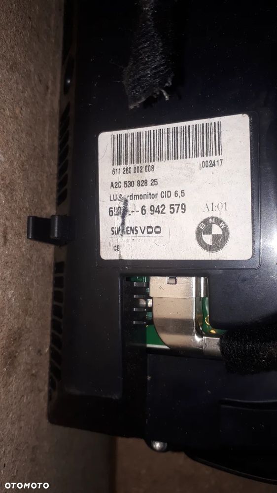 Nawigacja 6,5 " BMW 5 E60 A2C53082825 - 3