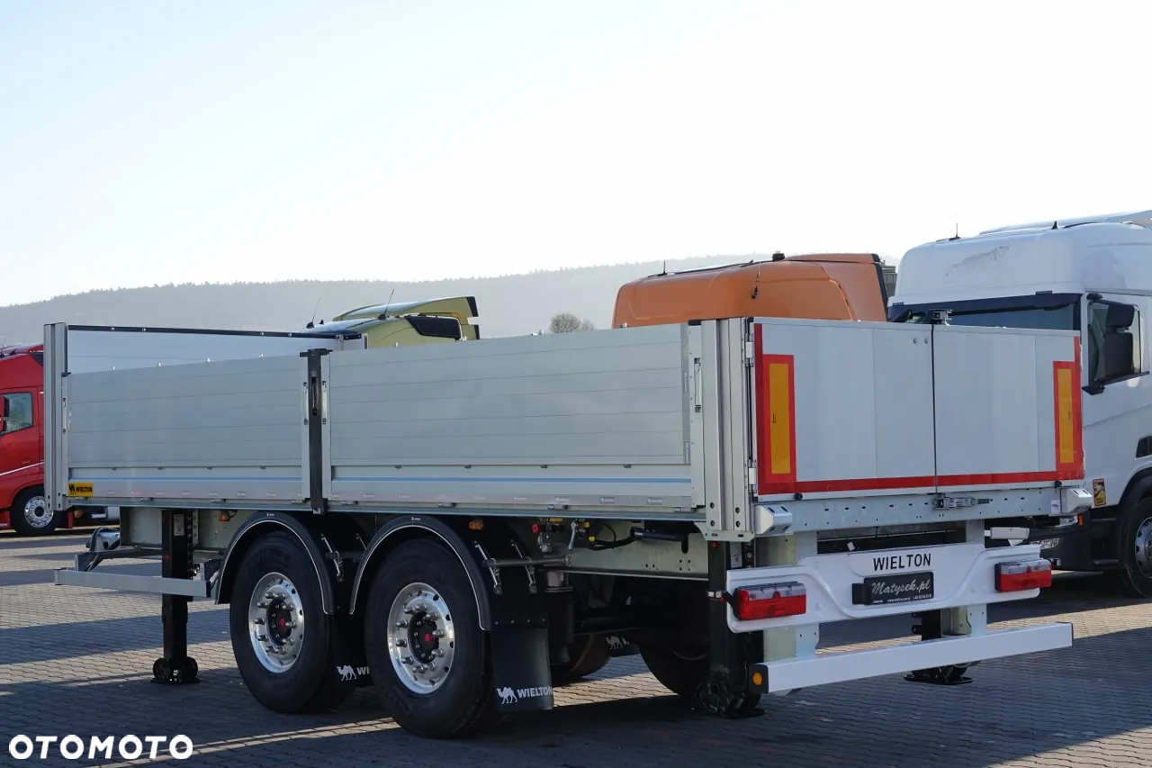 Wielton PRZYCZEPA BURTOWA / DO BUDOWLANKI / NOWA / 2025 ROK / DOSTĘPNA OD RĘKI / WAGA: 3800 KG / ALUFELGI - 5