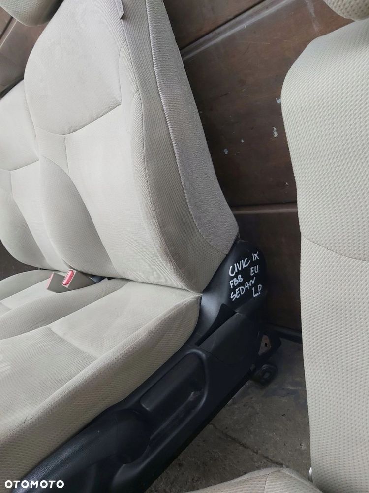 Honda Civic IX 9 Fotel lewy prawy przód tył kanapa EU komplet 11-17r SEDAN - 8
