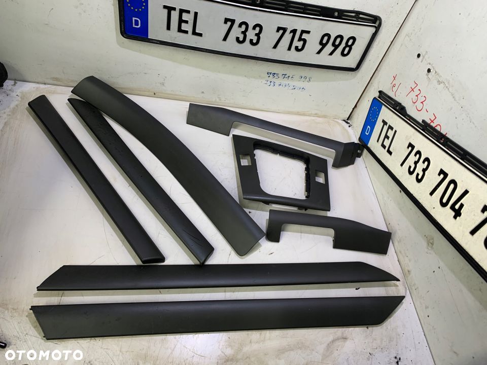 DEKORY LISTWY WEWNĘTRZNE KOMPLET SZARE BMW E46 - 1