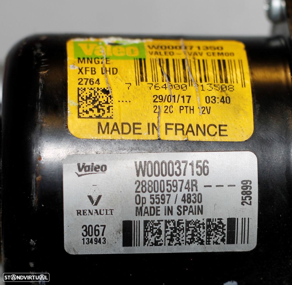 MOTOR LIMPA PARA-BRISAS RENAULT MÉGANE IV - 4