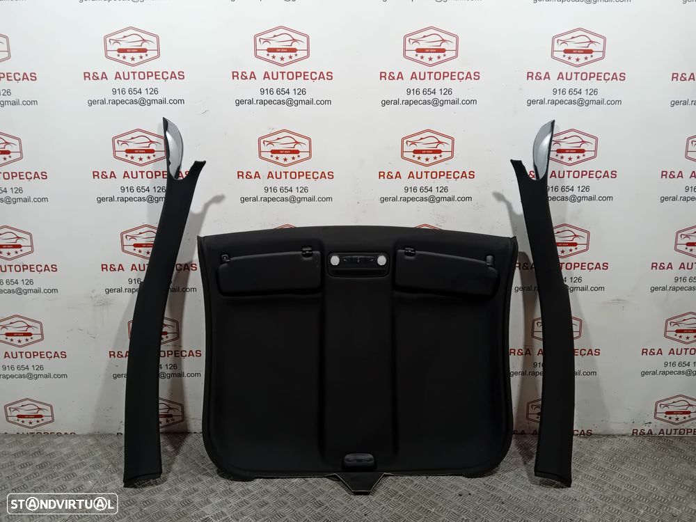 Conjunto Interior Forro Forra Tecto Teto Cupula Audi TT S-Line Original - 8