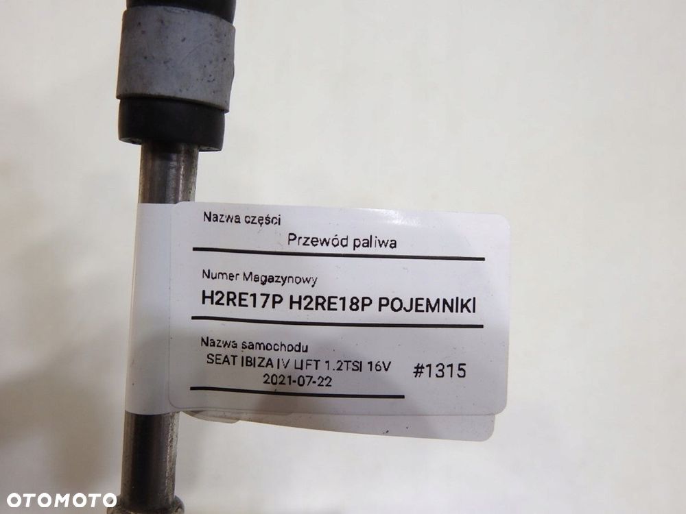 PRZEWÓD PALIWA SEAT IBIZA IV 6J 1.2 TSI - 4