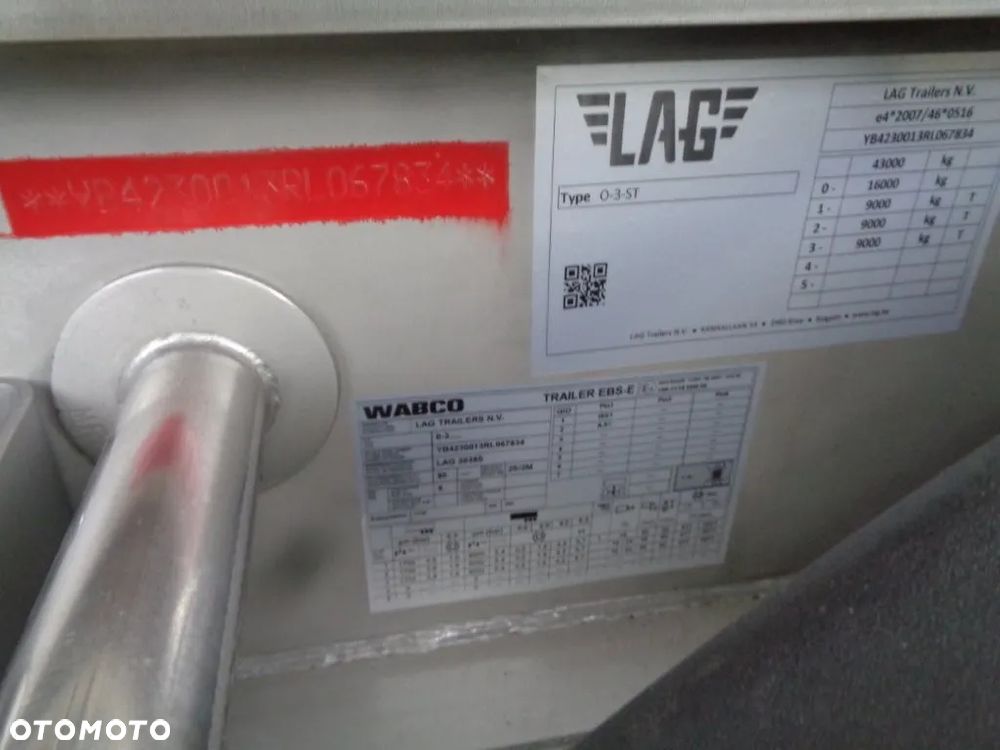 Lag - cysterna ADR / 30.000 L / DOSTĘPNE RÓWNIEŻ 34.000 L - 18