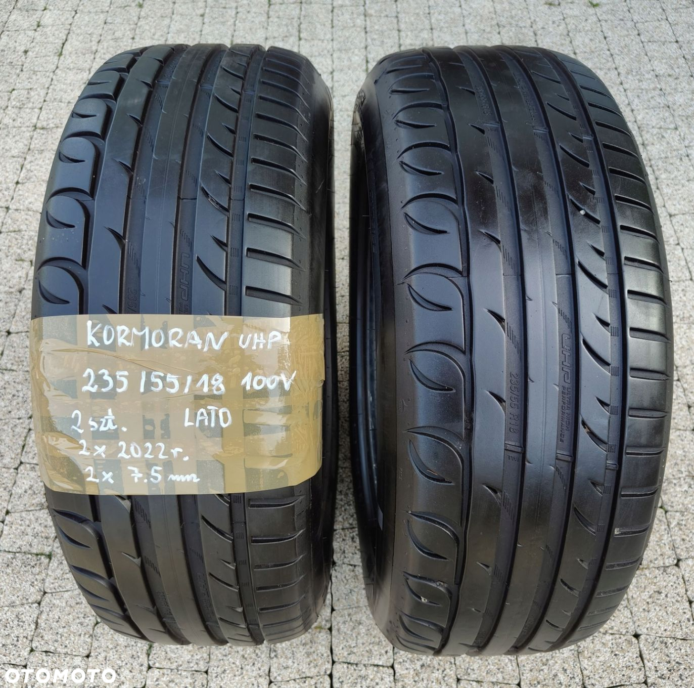 OPONY KORMORAN UHP 235/55R18 100V DOT 2022 7,5mm LATO PARA - 2
