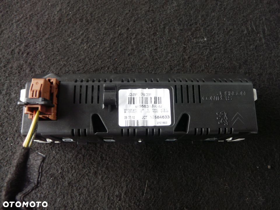 Wyświetlacz radia 9666631380 Peugeot 207 Citroen - 2