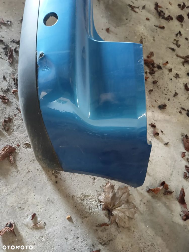 VW TOURAN I ZDERZAK TYŁ TYLNY NIEBIESKI POD HAK - 3