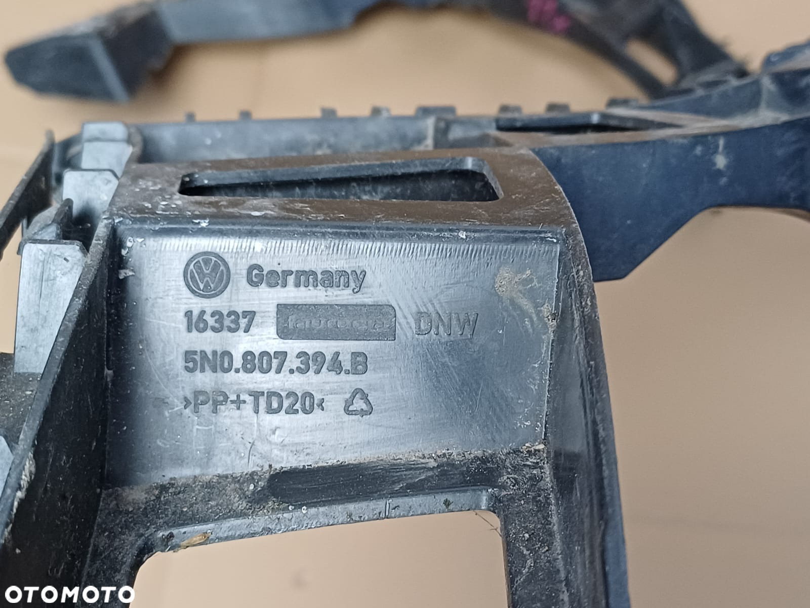 VW TIGUAN I 5N MOCOWANIE ŚLIZG ZDERZAKA LEWY TYŁ PRAWY TYŁ 5N0807393E 5N0807394B - 3