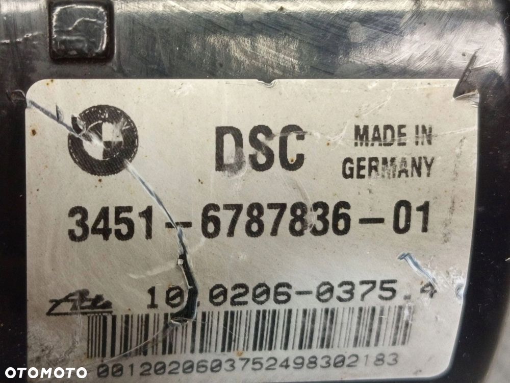 POMPA ABS STEROWNIK BMW 3 E90 E91 1 E87 E81 6787836 6787837 - 3
