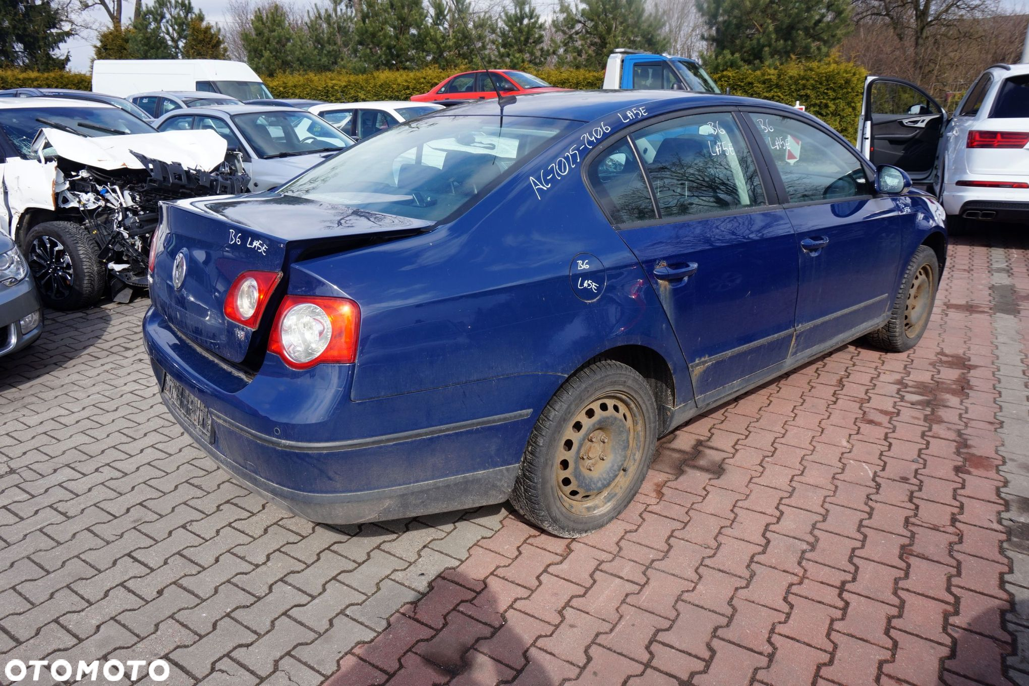 VOLKSWAGEN PASSAT B6 SEDAN 2009 LA5E 1.8 TSI BZB 160KM KVT GRANATOWY na części - 5