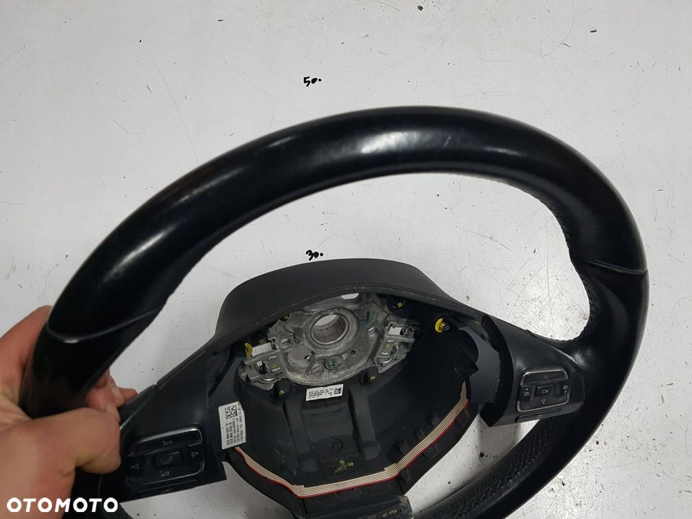 VW PASSAT B7 10-14r PASSAT CC GOLF VI KIEROWNICA SKÓRZANA 3C8419091BE - 7