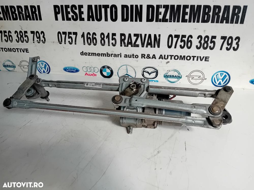 Ansamblu Motoras Stergatoare Vw Golf 6 VI Jetta Octavia 2 1K1955023H Volan Stanga Motor 1.6 Tdi CAY - 5