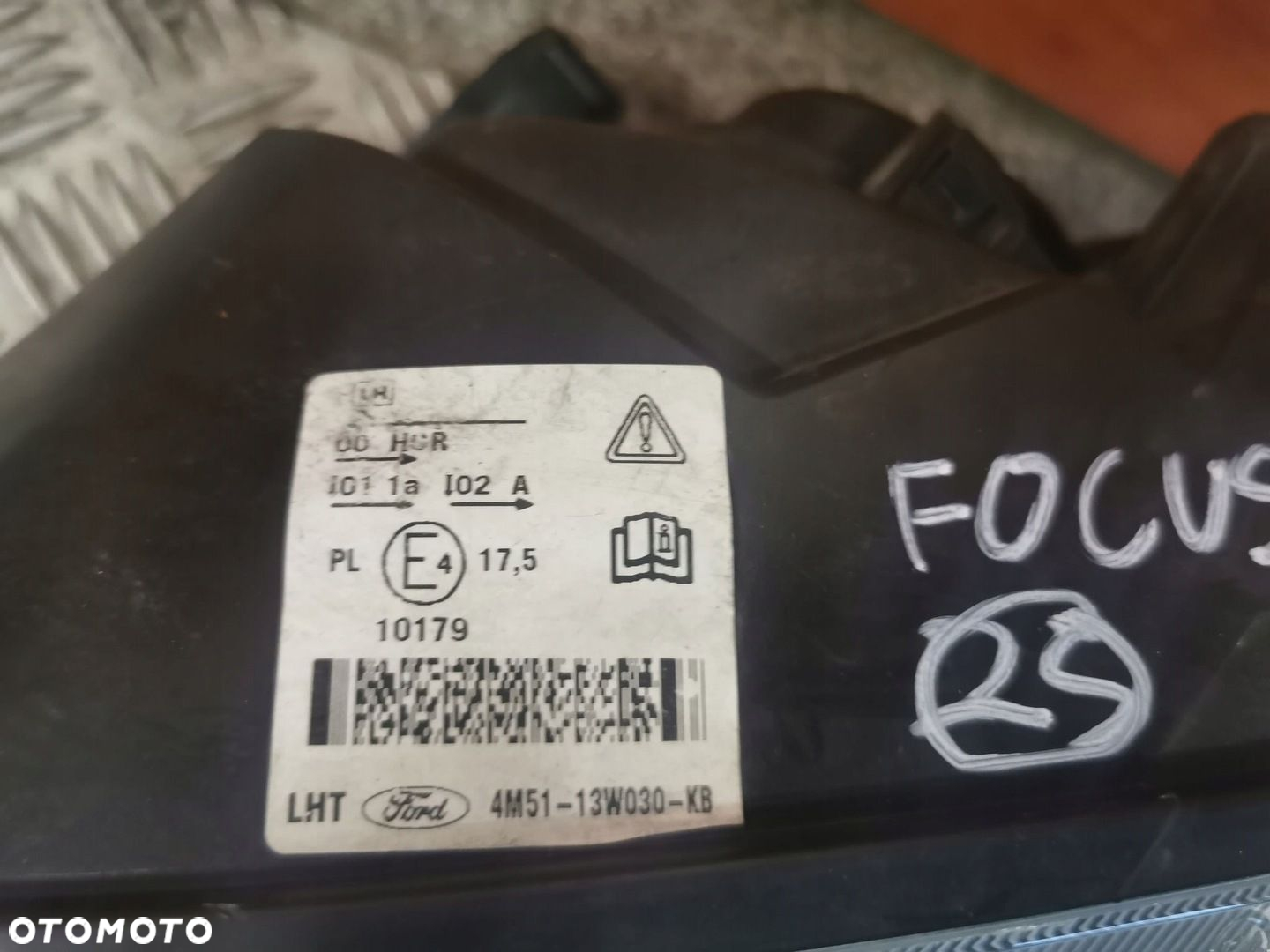 LAMPA LEWY PRZÓD FORD FOCUS MK2 UK 4M51-13W030-KB - 7