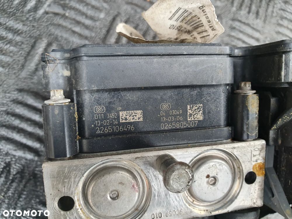 POMPA ABS FIAT PANDA III 0265805007 + WTYCZKA INSTALACJA - 3