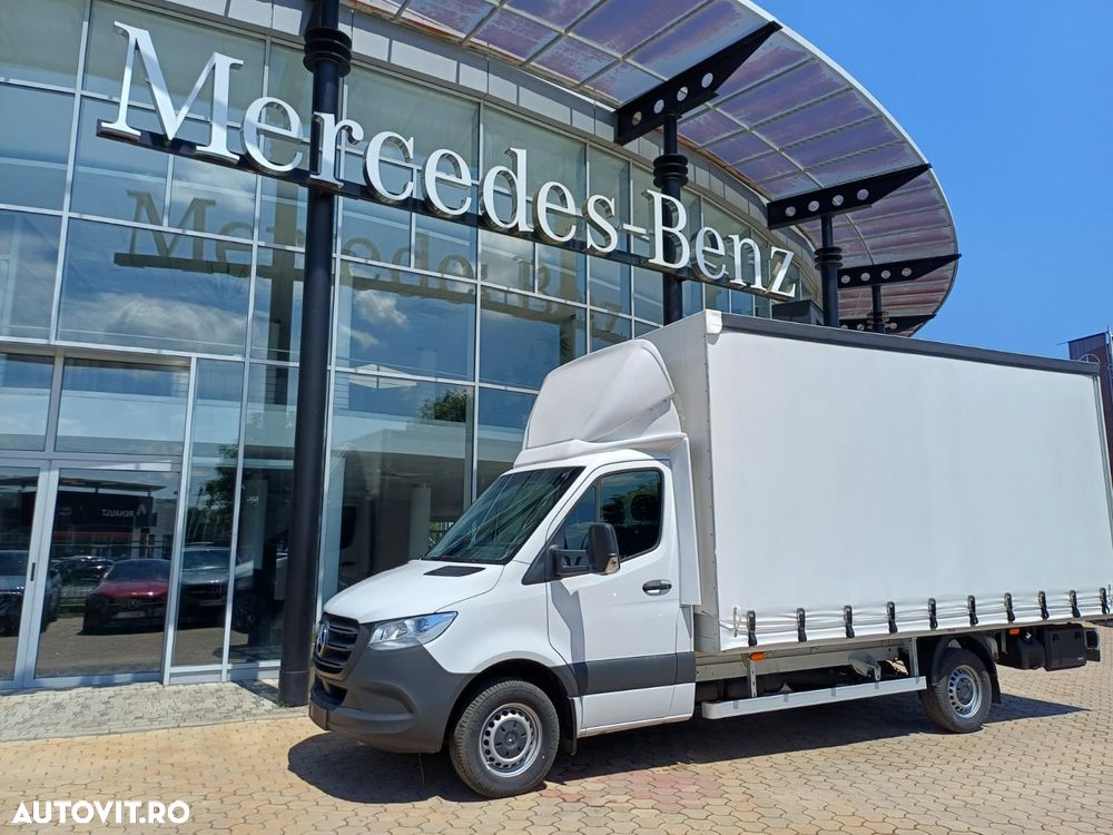 Mercedes-Benz Sprinter 317 Sasiu cu prelata culisanta si sistem de intindere si paravant - 10