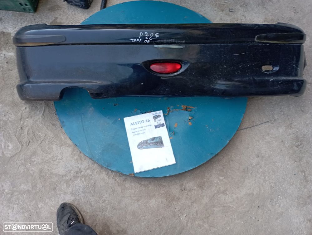 Para choque trás Peugeot 206 CC  2006 - 1