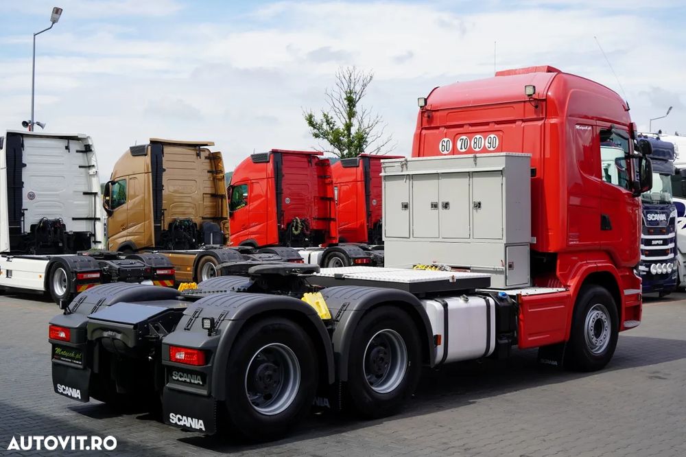 Scania R 580 / V8 / 6x4 / MTA: 150.000 KG / RETARDER / I-PARK COOL / ADR COMPLET / TRACTOR CU 3 AXE / IMPORTAT - 7