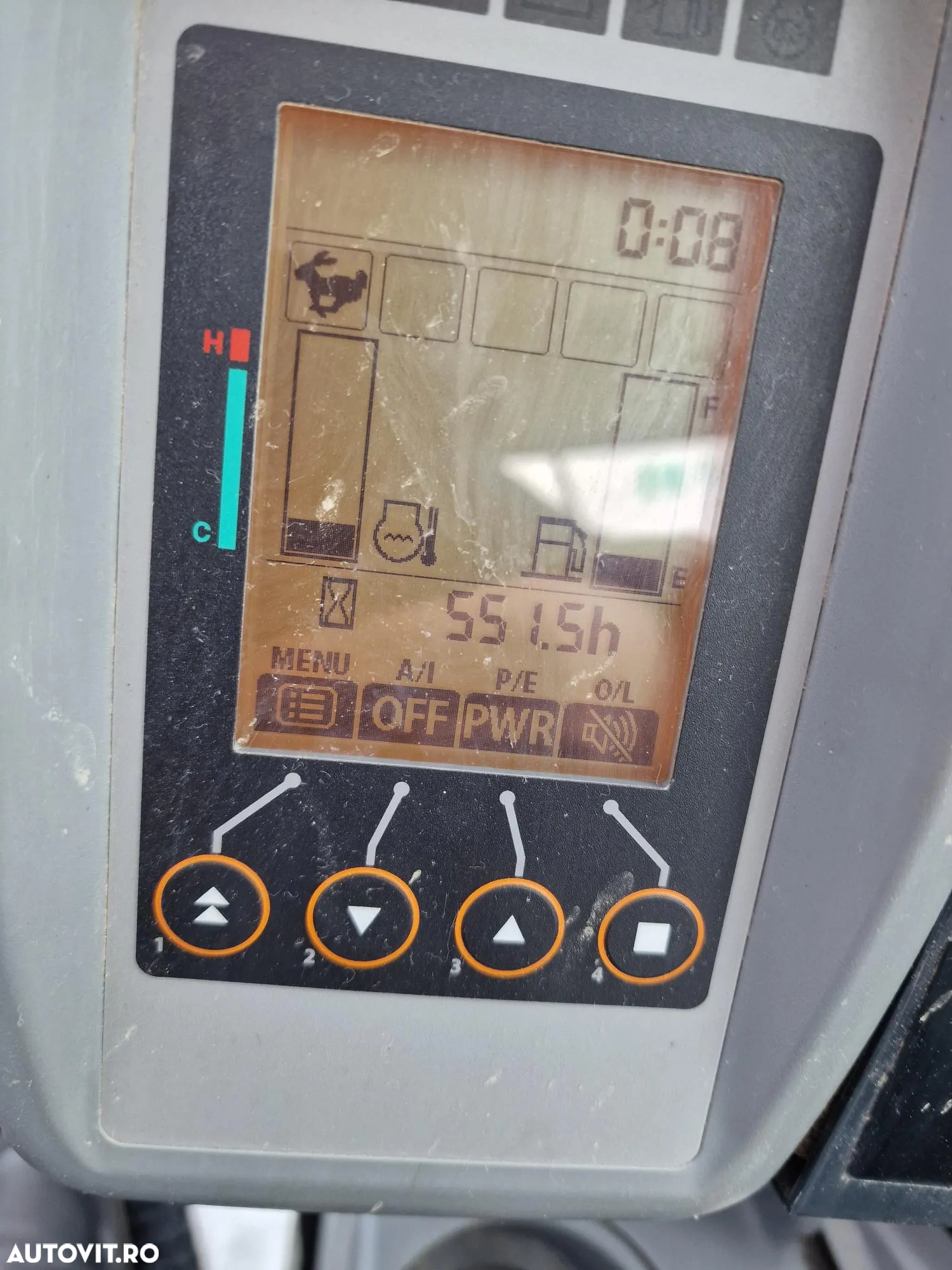 Hitachi ZX55U-6, 5,5tone, 2023, 551h, cupa ingusta, cupa taluz noua, Inst picon, Aer conditionat, posibilitate leasing, EX DEMO-stare CA NOU, PROMOTIE 49.900 EUR+tva - 3