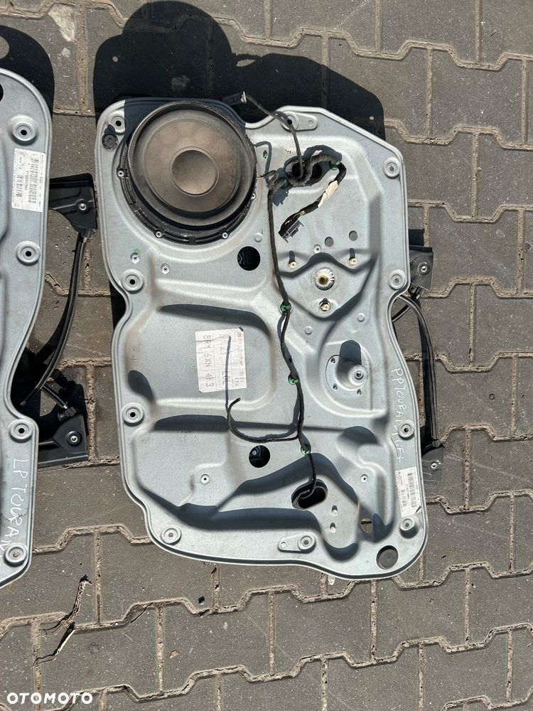 Volkswagen Touran I podnośnik szyby lewy przód prawy przód głośnik drzwi przód przednich - 3